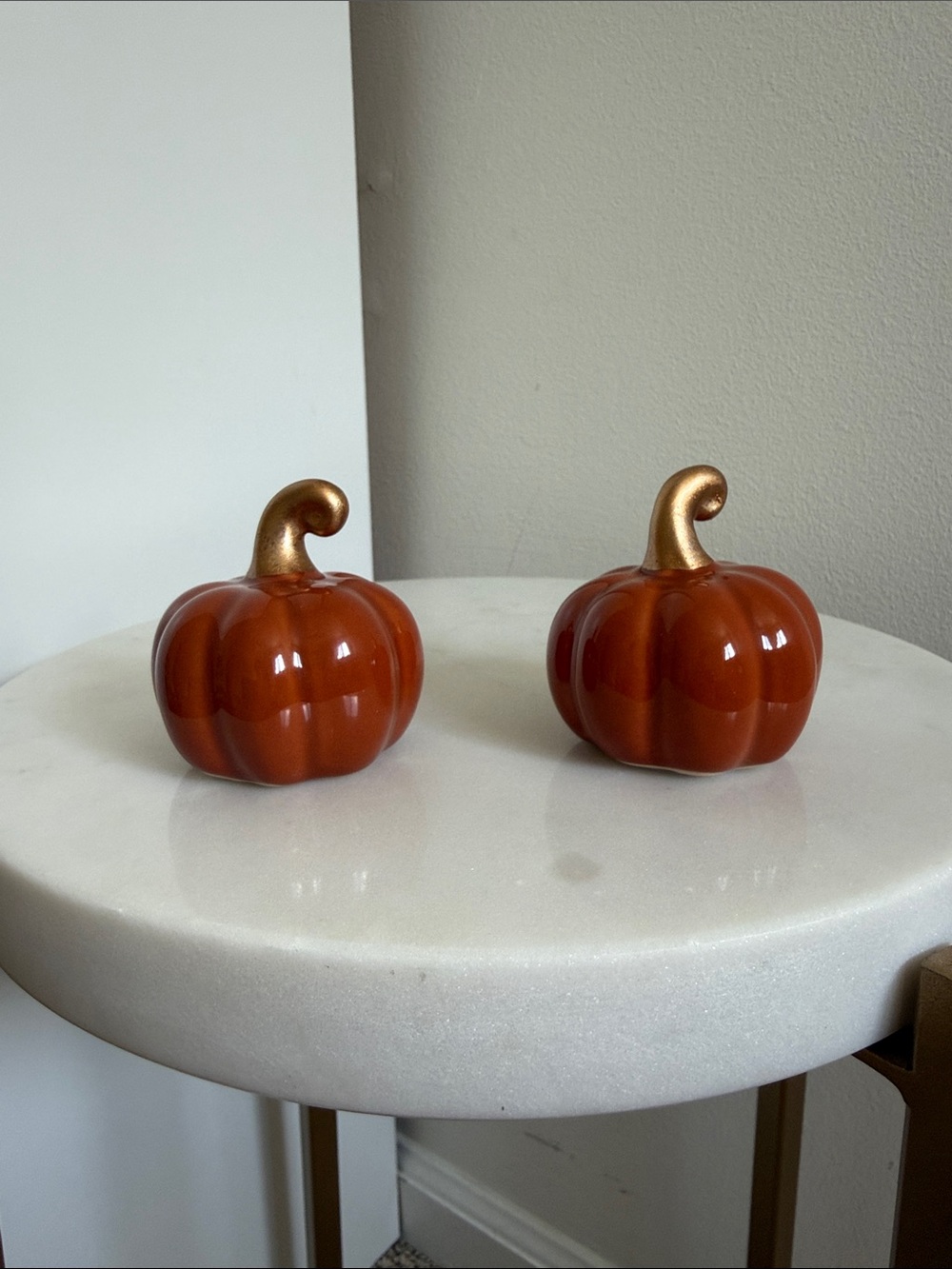 2026 Target Bullseye Playground Small Ceramic Pumpkin, set of 2
